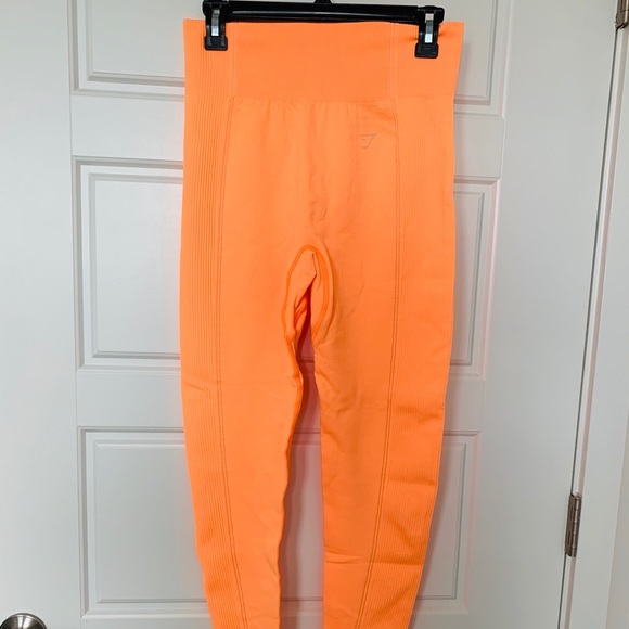 Gymshark Ultra Seamless Leggings Orange 